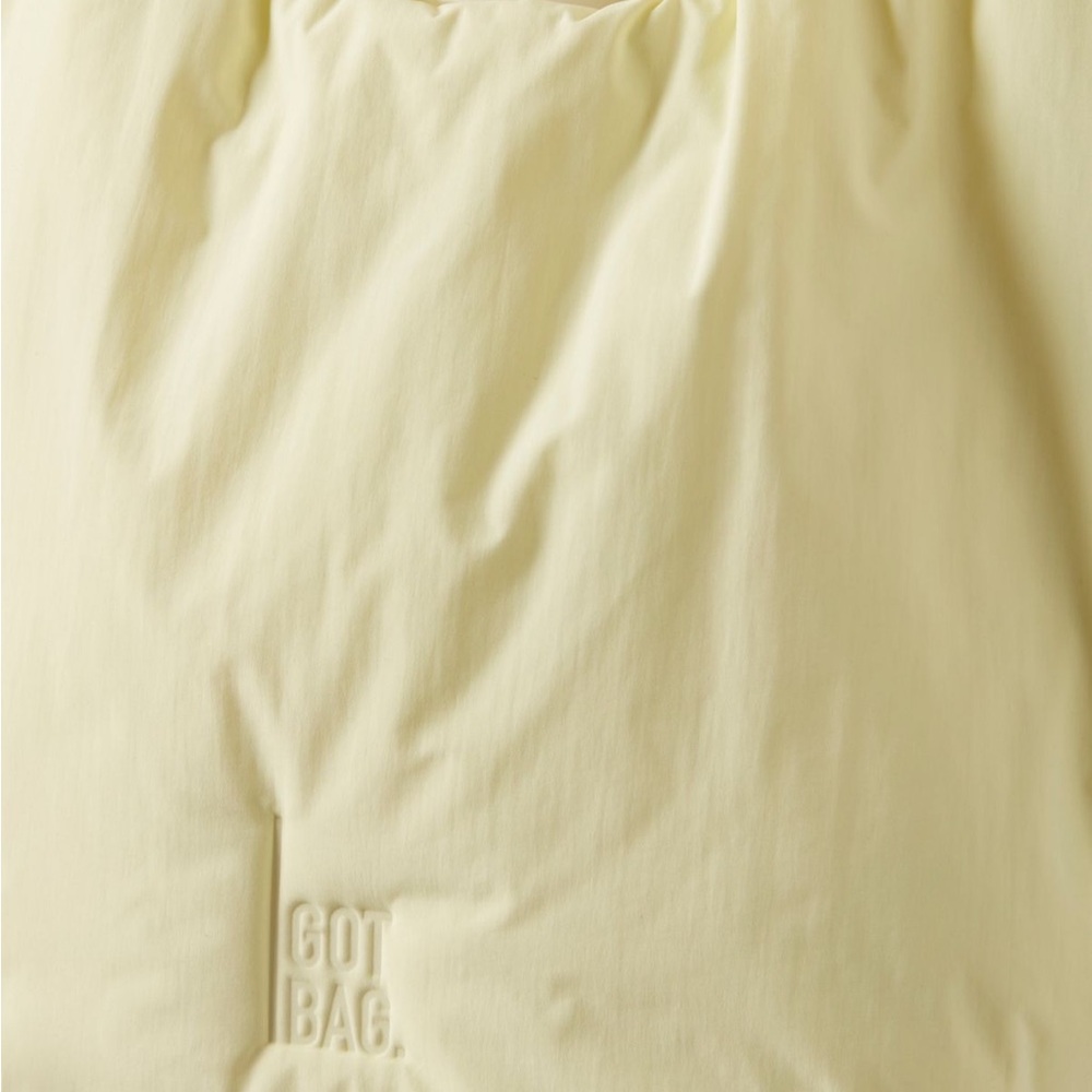 Free People Puffer Tote (Got BAg) Yellow Sea Salt - Picture 2 of 8